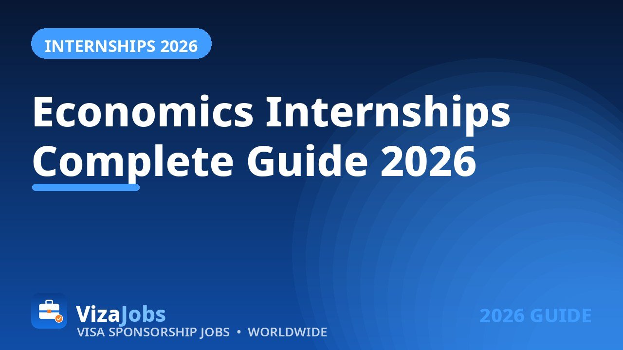 Economics internships 2026 — students researching economic data and policy on laptops