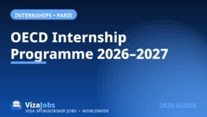 Students applying for the OECD Internship Programme 2026–2027, a paid internship at OECD headquarters in Paris, France