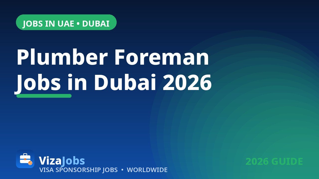 Plumber foreman supervising a plumbing crew on a construction site in Dubai, UAE